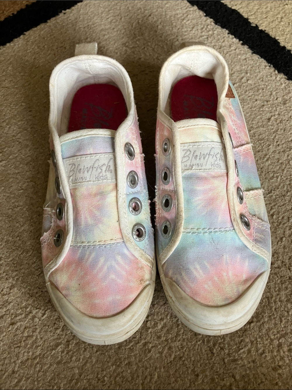 Girls Blowfish slip on shoes size 13